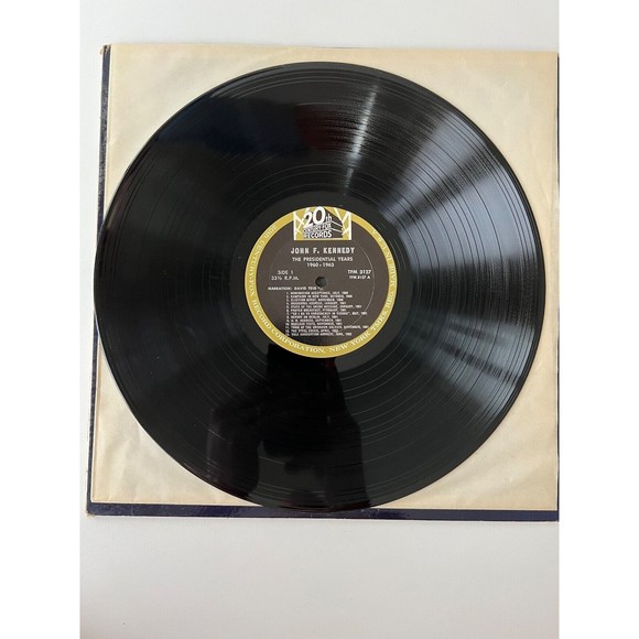 John F Kennedy JFK Memorial Album / The Presidential Years 1960-1963 LP Lot VG+ - Picture 6 of 7